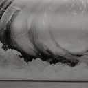 Yuaxker Large Ocean Wall Art Black and Gray Wall Decor Wave Aesthetic Artwork Cool Canvas Painting for Living Room Bedroom Dining Room Office Home Decor 30x60 Inch