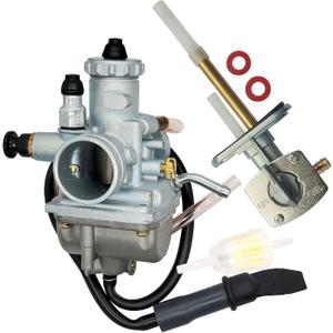 Carburetor Compatible with Suzuki ATV Quad runner sport 230 250 4WD LT LTF W/Fuel Valve 1985-1996