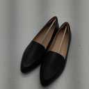 FINIWOR Loafers for Women Flats Shoes Women Pointed Toe Dress Shoes Comfortable Memory Foam Penny Loafers Slip On Shoes, 9