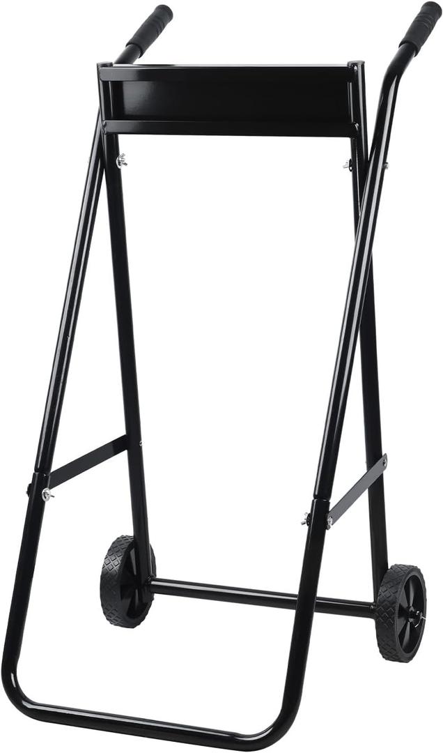 Outboard Boat Motor Stand,Outboard Motor Stand,165LB Load Outboard Motor Carrier,Boat Motor Stand with Wheels,Portable Boat Motor Engine Trolley for Motor Repair, Maintenance,Storage
