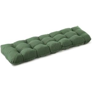 IPYNBAP Outdoor Bench Cushion, 48x18x5 Inch, Waterproof Bench Cushion for Outdoor/Indoor Furniture, Tufted Patio Bench Seat Cushion, Fade Resistant Outdoor Cushions for Porch Swing Couch, Dark Green