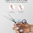 Hair Cutting Scissors, ULG Professional Hair Scissors 5.5 inch Right-Hand Razor Edge Barber Shears Salon Hair Cutting Shears Made of Japanese Stainless Steel, Hand Sharpened Blue