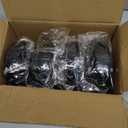 5 Inch Caster Wheels, Casters Set of 4, Heavy Duty Casters with Brake 2200 Lbs,Swivel Caster Wheels with Top Plate, Industrial Caster Wheels for Workbench, Cart, Furniture