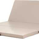 Gymnastics Mat Folding Stretch Mats 71"x39"x2" Exercise Muscle Training Children Play Horizontal Bar Mat Yoga Sports Soundproof Home Use (Greige/4-fold)