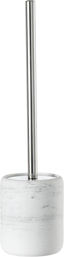 Bathroom Accessory Toilet Brush and Holder (White)