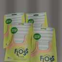 SmartLifeco Eco-Friendly Dental Floss Picks (200ct) - Flossers Made with Straw Wheat Blend, Superior Anti-Shred Thread for Tight Gaps, Tooth Pick Stick for Adults, Soft on Gum & Teeth, Vegan, Mint (1 Count (Pack of 200))