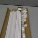 Delamu Cord Hider, 157in Wire Covers for Cords on Wall, Premium Cable Hider Cord Covers for Wires, Cable Management Wire Hiders for TV, Cable Raceway Kit, W0.95 H0.55in, White