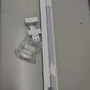 Comfy Hour 25" W x 68" L Cordless Magnetic Blinds for Metal Doors, White Aluminum Slats Window Shade, Light Filtering Home Decor for Steel Door, No Drill Easy Installation