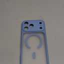 CANSHN Magnetic Compatible with iPhone 17 Pro Max Case, Upgraded [Full Camera Protection] [Compatible with Magsafe] [Translucent Matte] Shockproof Protective Phone Cover 6.9 Inch - Light Blue