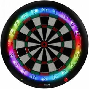 GRAN BOARD 3s LED Bluetooth Dartboard Green with Special Bracket & ChoukouTip50pics, 22.5"W x 22.5"H