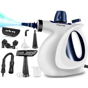 Handheld Pressurized Steam Cleaner with 11-Piece Accessory Set, Multi-Surface Steamer for Cleaning, All Natural Steam Cleaner for Home, Upholstery, Car, Floor, Kitchen and More