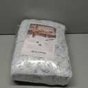 Calming Dog Bed Fluffy Plush Dog Mat for Furniture Protector with Removable Washable Cover for Large Medium Small Dogs and Cats (Large, Light Grey) (45.0"L x 37.0"W x 6.0"Th)