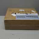 Mid Century Modern Nightstand, Wood Bedside Table with Drawer and Opening Storage, End Table Living Room Fluted Night Stand with Solid Wood Legs for Bedroom (Rustic Brown)