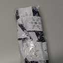 Hying Large Christmas Bow for Wreath, Blue White Cotton Bows for Front Door Wall Fence Decor, Christmas Snow Wreath Bow Tree Topper Bow for Winter Christmas Party Decoration Supplies