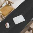 Abyssaly Black Contact Paper Thicken Upgrade Wood Peel and Stick Wallpaper - Self Adhesive Removable Vinyl Film - Black Wood Wallpaper for Cabinet Table Kitchen Furniture Decor 23.6" X 118"