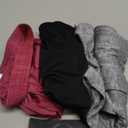 Real Essentials 3 Pack: Womens Dry-Fit Active Athletic Joggers Yoga Lounge Pants - Drawstring XL