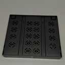 Locker Organizer Shelf Adjustable Width and Height, Ideal Locker for School, Office, and Gym Lockers (Black)