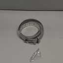 Fashion Sparkly PU Leather Waist Belts for Women Formal Dresses Jeans (L(35.5"-42"), Silver)