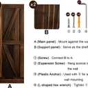 Candle Sconces Set of 2: Farmhouse Wall Candle Holder, Brown Wood Wall Sconces Set of Two,Handmade Wooden Art Decor for Living Room, Dining Room, Bathroom, Bedroom, or Entryway, 15.7"x5"