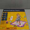 SUNLIN Dance Mat - Rhythm Step Play Mat - Dance Game Toy Pad with LED Lights, Gift for Kids Girls 3-12, Adjustable Volume, Built-in Music, 3 Challenge Levels (Pink)