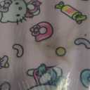 AI ACCESSORY INNOVATIONS Hello Kitty Girls 4 Piece Backpack Set, Iridescent Flip Sequin 16" School Bag with 3D Features, Front Zip Pocket, Pink & White