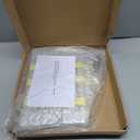 Clear Triangle Acrylic Side Table for Small Space, 11.81" L x 11.81" W x 38.7" H, 4-Tier Corner Shelf Stand End Table for Living Room Bedroom, Corner Display Rack Storage Shelf for Bathroom