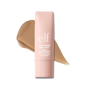 e.l.f. Halo Glow Skin Tint SPF 50, Tinted Moisturizer For Light, Buildable Coverage, Creates A Natural Glow, Vegan & Cruelty-Free, 8 Medium Neutral
