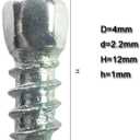 12mm Tire Studs for ATV, 200pcs Carbide Screw Anti-Slip Studs for SUV,Motorbike,Motorcycle,Dirt Bike,Tractor,Snowblower Reusable Anti-ice Snow Spikes with Installation Sleeve