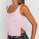 Trendy Queen Womens Going Out Crop Tops Backless Tank Tops Summer Y2k Teen Girls Basics Cute Clothes (XS)