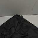 Smiry Rectangle Picnic Table Cloth, Waterproof Elastic Fitted Tablecloths for 4 Foot Tables, Washable Polyester Table Cover for Camping, Indoor and Outdoor (Black, 30"x48")