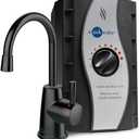 InSinkErator Stainless Steel Tank, H250MBLK-SS HOT250 System, Single-Handle Matte Black Faucet with 2/3-Gallon Instant Hot Water Dispenser