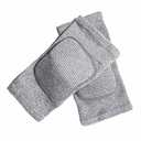 MINILUJIA 2PCS/Pair Children Elbow Pad Cover Tight Non-slip Sponge Sleeves Breathable Flexible Elastic Kid Elbow Brace Support Protector XS Light Grey