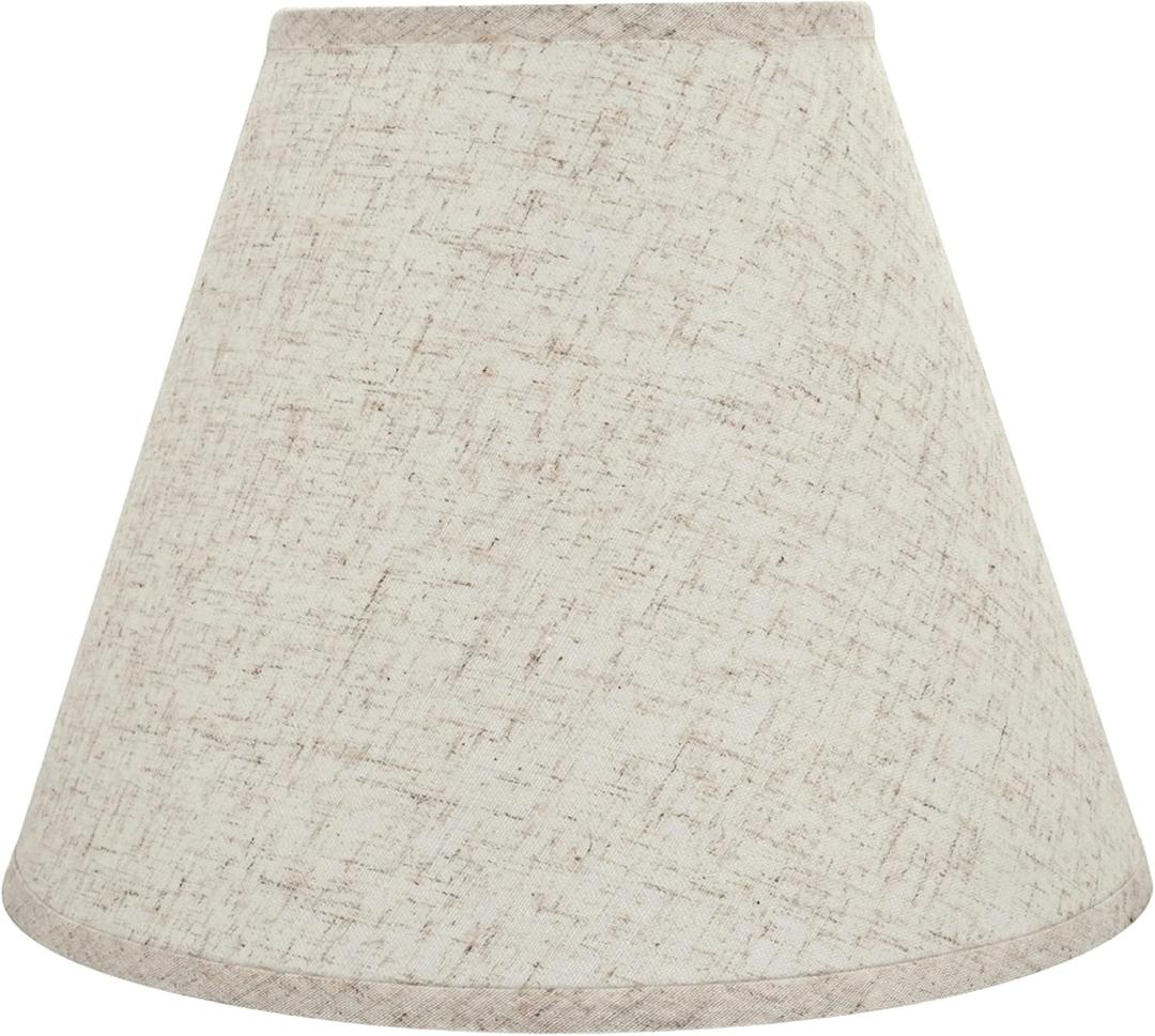 Aspen Creative 32291 Transitional Hardback Empire Shaped Spider Construction Lamp Shade in Flaxen, 14" wide (7" x 14" x 11")