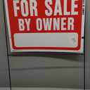 HY-KO Products RSF-605 FOR SALE BY OWNER SIGN 36 in H x 24.5 in W Red & White