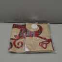 Yordearly 2Pcs Santa Sack Bags, Large Christmas Cloth Bag with Drawstring, 16" X 22" Inch Reusable Xmas Present Storage Bag