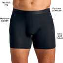 True Classic Mens Underwear Mens Boxer Briefs Pack, 6 Boxer Brief & 4 Trunk Novelty Underwear for Men, Micromodal (XL)