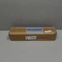 Antique White Curtain Rods for windows 48 to 84 Inch, 1 Inch Diameter Heavy Duty Adjustable Curtain Rods, 84Inch Maximum Length with Decorative Cogged Finials (36-88")