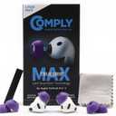 Comply TrueGrip MAX | Premium Memory Foam Replacement Earbud Tips for Apple AirPods Pro Gen 3 | Long Lasting Comfort, MAX Durability, Secure Fit, Superior Noise Isolation| Purple (S/M/L) (3 Pairs)