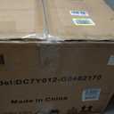 KISLOT Upholstered Dining Chairs Set of 1 with Casters, Wingback Modern Side Armless Deskchair with Rollers for Diningroom Bedroom Livingroom Reading Room, Green Fabric