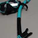 Snorkeling Gear for Adults, Snorkel Set Scuba Diving mask Dry-Top, Adult Swimming Goggles with Nose Cover, HD Tempered Glass Panoramic Anti-Leak Anti-Fog