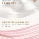 THXSILK 100% Mulberry Silk Pillowcase for Hair and Skin, Concealed Zipper, Both Sides Grade 6A+ Silk, Organic Silk Pillowcase Standard Size 20x26 inches, 1PC, Light Pink