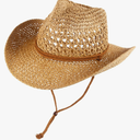 Women Straw Cowboy Hat Wide Brim Sun Hat Cowgirl Summer Western Cowboy Hat for Travel Outdoor Family Hat for Men