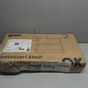 OOOK Montessori Toy Shelf, 2-Tier Wooden Storage Shelf for Kids, Modern Style, Kids Bookshelf and Toy Storage, Classroom, Kindergarten, Playroom, Daycare Center