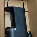 Small Single Serve Coffee Maker for K Cup and Ground Coffee, Fast Brew One Cup Coffee Machine with Descaling Reminder and Water Window, 6 to 12 oz. Brew Sizes, Black (9.65 Inches)