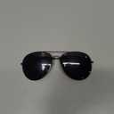 livho Sunglasses for Men Women Aviator Polarized Metal Mirror UV 400 Lens Protection (Black Grey)