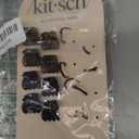 Kitsch Mini Claw Clips for Women - Stylish Small Hair Clips for Kids | Stays In Place Without Pulling or Snagging | Durable & Sturdy Plastic | Ideal Gifts for Women - Tortoise & Black, 16 Pcs