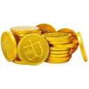 The Dreidel Company Hanukkah Chocolate Gelt, 144-Pack Mesh Bags of Milk Chocolate Coins, Kosher Certified Dairy, Dreidel and Menorah Design Chanukah Coins