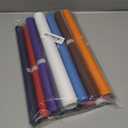 CAREGY HTV Heat Transfer Vinyl Bundle -12 Pack 12'' x 5FT Heat Transfer Vinyl Rolls, Easy Cutting Iron on Vinyl for Cricut, Easy to Weed Heat Transfer Vinyl