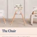 Lalo The Chair Convertible 3-in-1 High Chair for Babies & Toddlers, Dishwasher Safe Tray, Adjustable Footrest, Sage