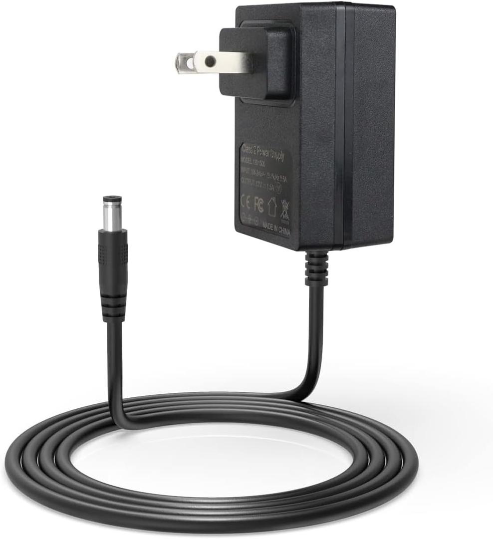 Power Adapter Replacement for Power Cord Part 801130，for Char-Griller Gravity Fed 980 and E6480 Akorn Auto-Kamado Charcoal Grill for Chargriller Grill Charger Cord(with 16 Feet Cord